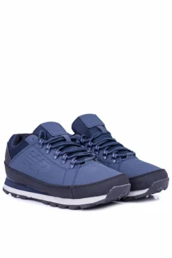 New Solidne Męskie Granatowe Buty Trekkingowe Newlans Męskie Obuwie Trekkingowe Męskie