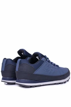 New Solidne Męskie Granatowe Buty Trekkingowe Newlans Męskie Obuwie Trekkingowe Męskie