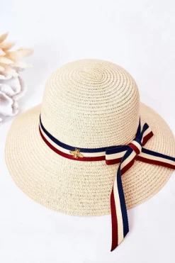 Okrycia Głowy>Boto Słomiany Kapelusz BRUNO ROSSI Beżowy