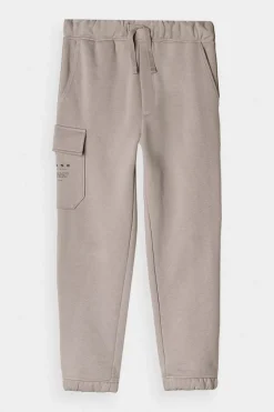 Discount Spodnie Chłopięce Dresowe Joggery JWAW24TTROM760-26S Szare Dzieci Spodnie Dziecięce|Odzież 4F