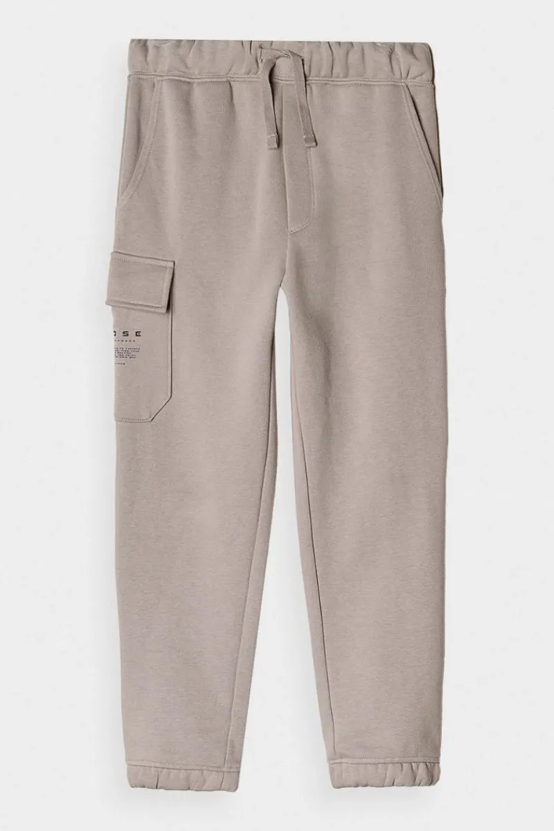 Discount Spodnie Chłopięce Dresowe Joggery JWAW24TTROM760-26S Szare Dzieci Spodnie Dziecięce|Odzież 4F