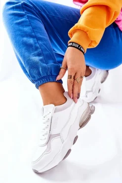 Buty Sportowe Na Platformie|Buty Sportowe Big Star></noscript>Big Star Shoes Sportowe Buty Damskie Memory Foam Big Star II274178 Białe
