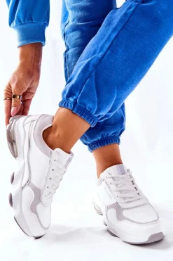 Buty Sportowe Na Platformie|Buty Sportowe Big Star></noscript>Big Star Shoes Sportowe Buty Damskie Memory Foam Big Star II274178 Białe