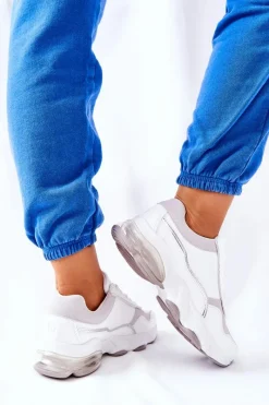 Buty Sportowe Na Platformie|Buty Sportowe Big Star></noscript>Big Star Shoes Sportowe Buty Damskie Memory Foam Big Star II274178 Białe