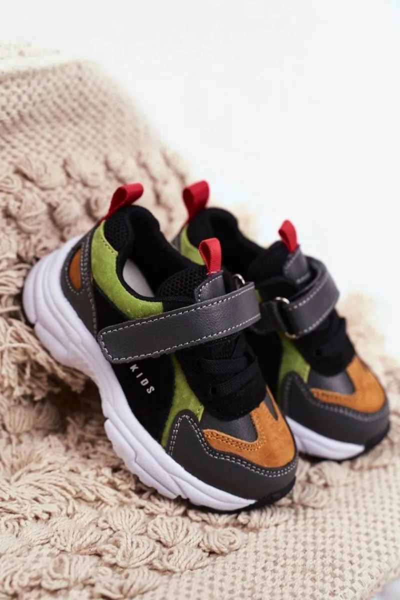 Clearance Boto Sportowe Buty Dziecięce Czarne ABCKIDS B932104063 Czarny