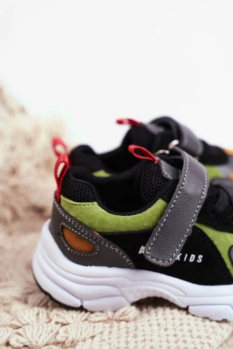 Clearance Boto Sportowe Buty Dziecięce Czarne ABCKIDS B932104063 Czarny