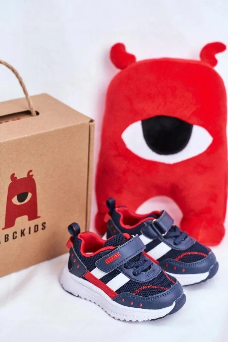 Sportowe Buty Dziecięce Granatowe ABCKIDS B933104083 Dzieci Chłopięce|Dziewczęce