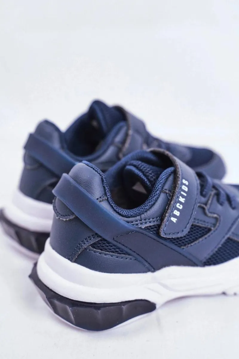 Chłopięce|Dziewczęce>Boto Sportowe Buty Dziecięce Młodzieżowe Granatowe ABCKIDS B933204077