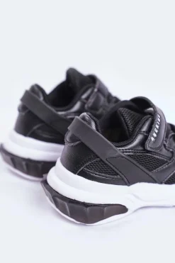 Sale Sportowe Buty Dziecięce Młodzieżowe Czarne ABCKIDS B933204077 Dzieci Chłopięce|Dziewczęce
