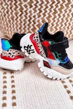 Best Sportowe Buty Dziecięce Na Rzepy Czarne Be Happy Dzieci Dziewczęce