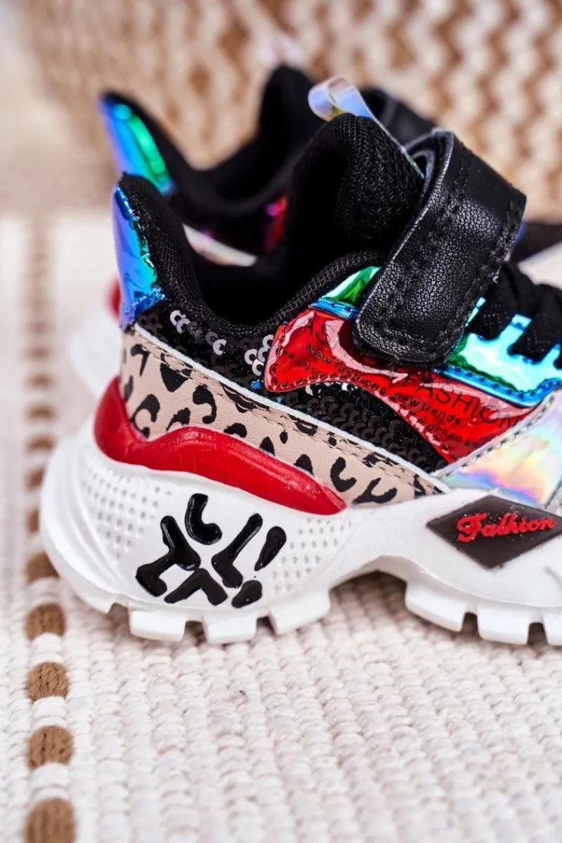 Best Sportowe Buty Dziecięce Na Rzepy Czarne Be Happy Dzieci Dziewczęce