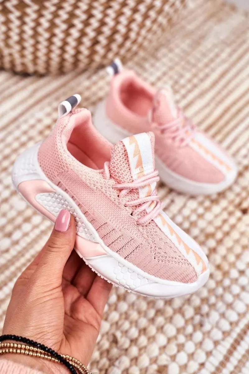 Dziewczęce>Boto Sportowe Buty Dziecięce Różowe Stich