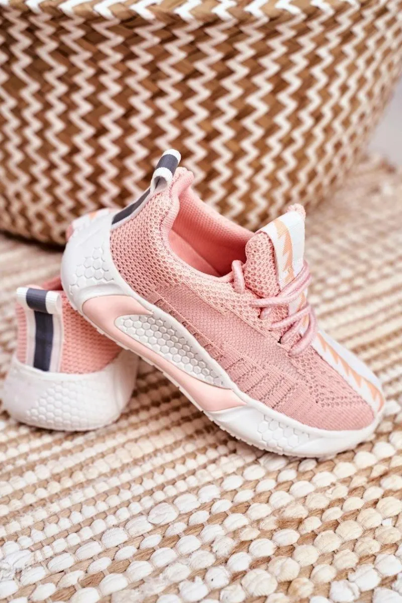Dziewczęce>Boto Sportowe Buty Dziecięce Różowe Stich