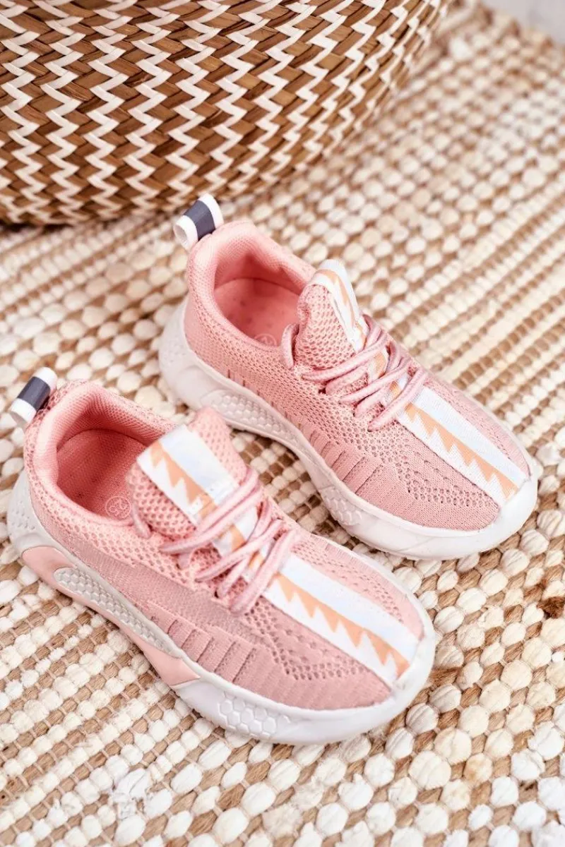 Dziewczęce>Boto Sportowe Buty Dziecięce Różowe Stich