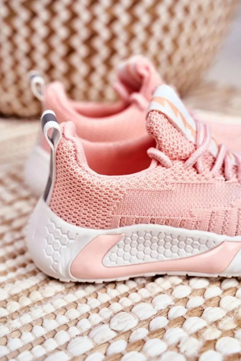 Dziewczęce>Boto Sportowe Buty Dziecięce Różowe Stich