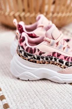 Outlet Sportowe Buty Dziecięce Różowe Dante Dzieci Dziewczęce