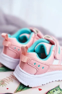 Best Sportowe Buty Dziecięce Różowe ABCKIDS B933104083 Dzieci Dziewczęce