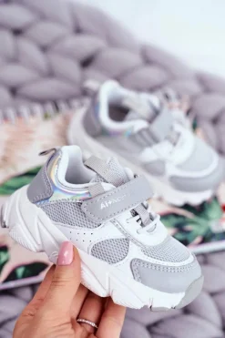 Sale Boto Sportowe Buty Dziecięce Szare ABCKIDS B011104349