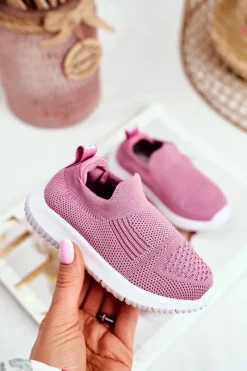 Evento Sportowe Buty Dziecięce Wsuwane Różowe Eltros