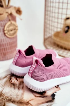 Evento Sportowe Buty Dziecięce Wsuwane Różowe Eltros