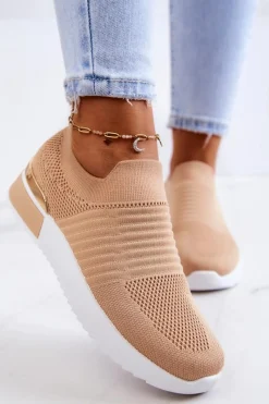 Evento Sportowe Buty Materiałowe Beżowe Lorento