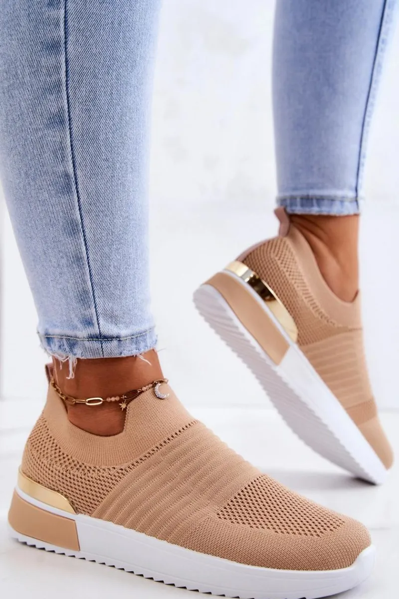 Evento Sportowe Buty Materiałowe Beżowe Lorento