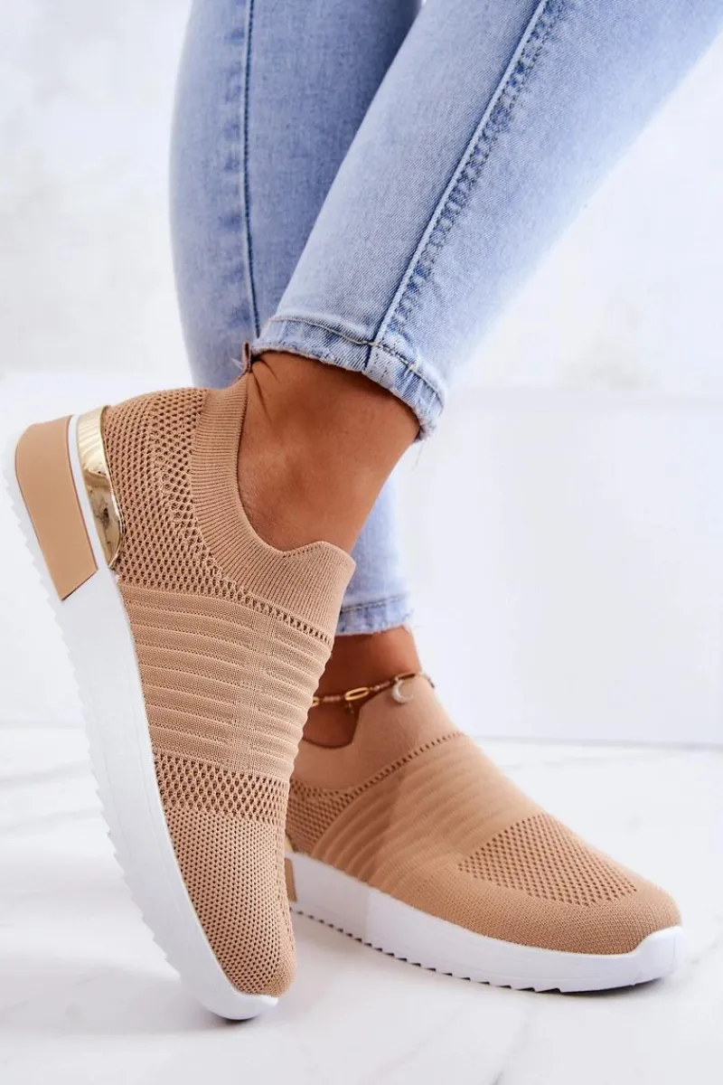 Evento Sportowe Buty Materiałowe Beżowe Lorento