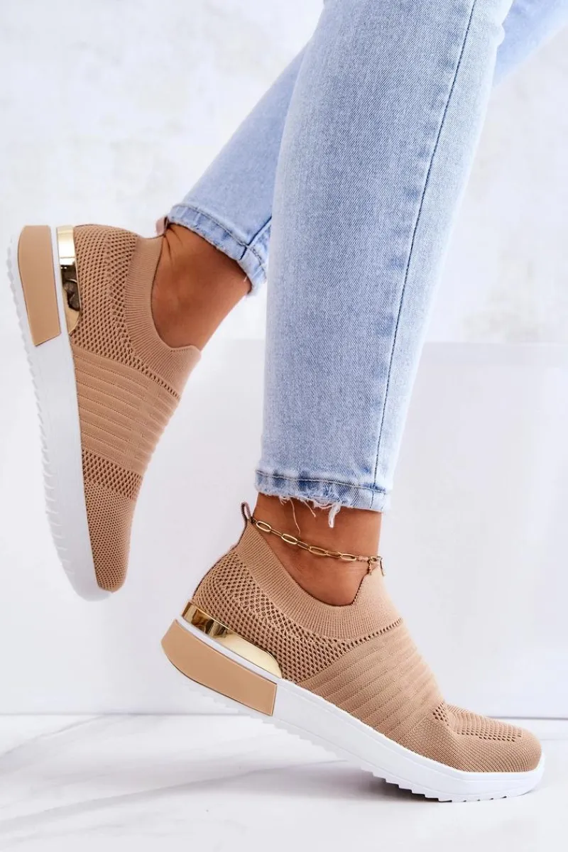 Evento Sportowe Buty Materiałowe Beżowe Lorento