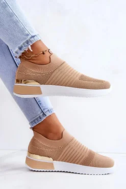 Evento Sportowe Buty Materiałowe Beżowe Lorento