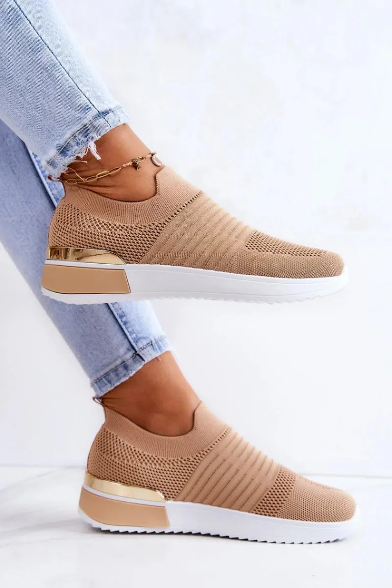 Evento Sportowe Buty Materiałowe Beżowe Lorento