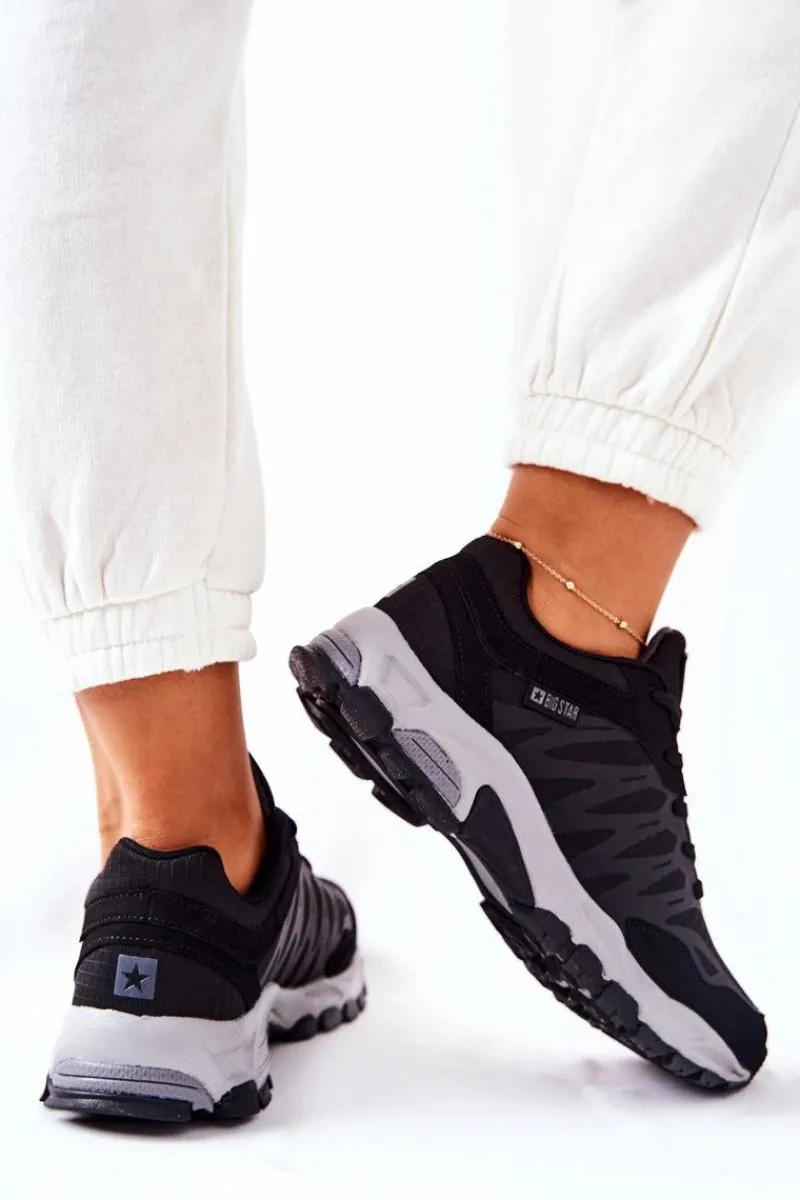 Online Big Star Shoes Sportowe Buty Memory Foam Big Star GG274501 Czarne