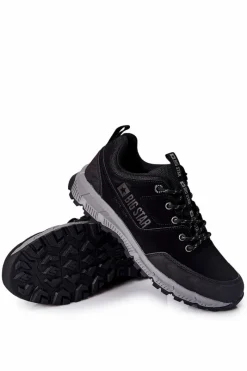 Obuwie Sportowe Męskie>Big Star Shoes Sportowe Buty Męskie Big Star II174182 Czarne