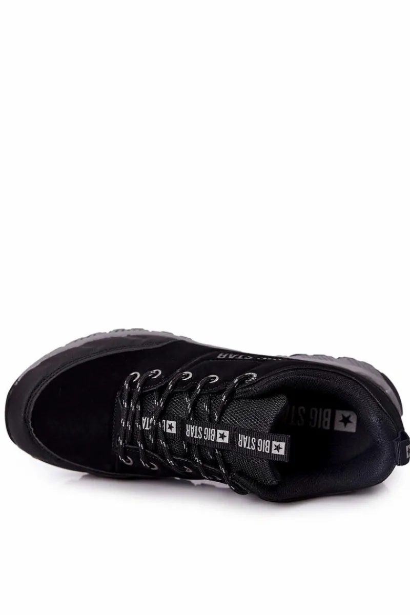 Obuwie Sportowe Męskie>Big Star Shoes Sportowe Buty Męskie Big Star II174182 Czarne