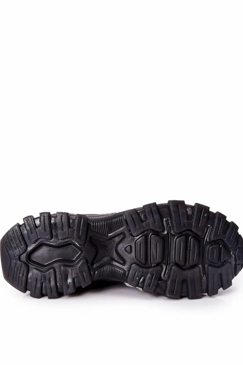 Obuwie Sportowe Męskie>Big Star Shoes Sportowe Buty Sneakersy Męskie Big Star II174113 Czarne