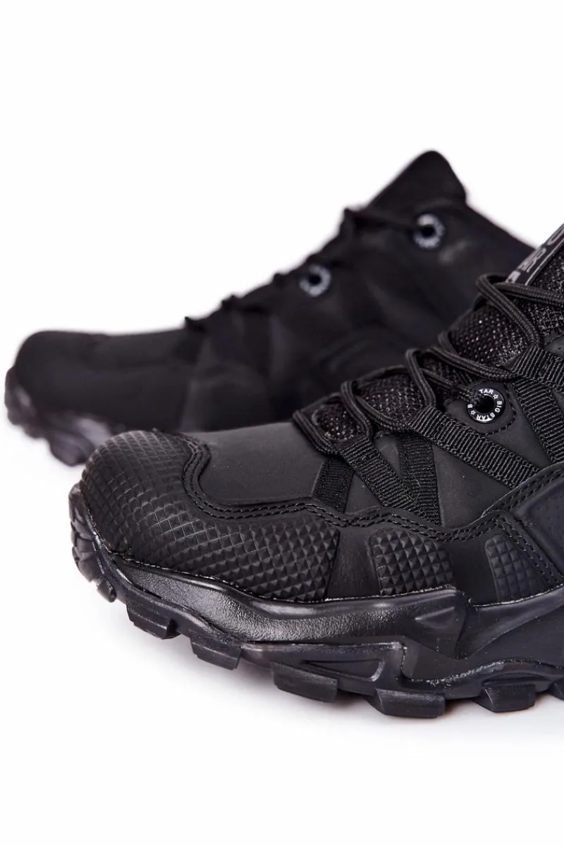 Obuwie Sportowe Męskie>Big Star Shoes Sportowe Buty Sneakersy Męskie Big Star II174113 Czarne