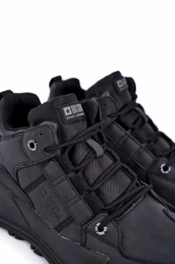 Hot Sportowe Męskie Buty Big Star Czarne GG174416 Męskie Obuwie Sportowe Męskie