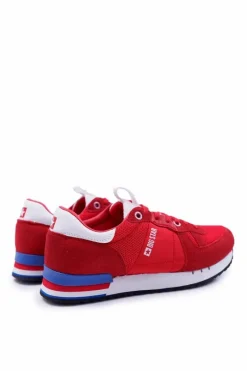 Online Big Star Shoes Sportowe Męskie Buty Big Star Skóra Zamszowa Czerwone DD174322