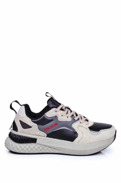 Hot Big Star Shoes Sportowe Męskie Buty Big Star Szare GG174464