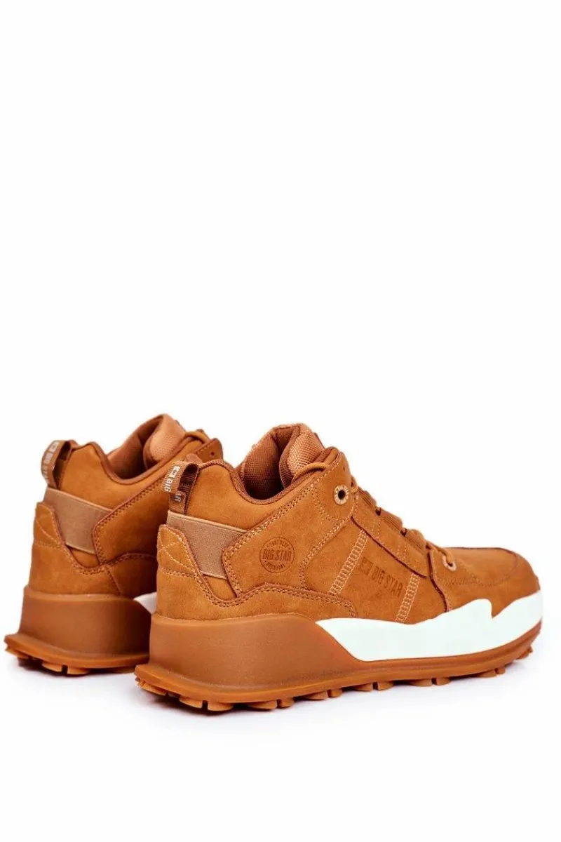 Obuwie Sportowe Męskie>Big Star Shoes Sportowe Męskie Buty Big Star Camel GG174415