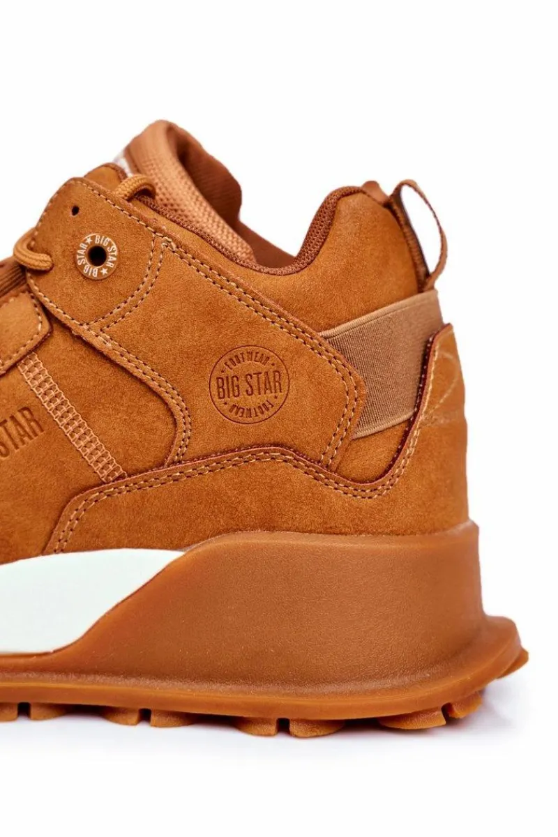 Obuwie Sportowe Męskie>Big Star Shoes Sportowe Męskie Buty Big Star Camel GG174415