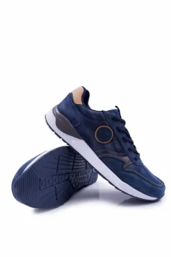 Outlet Sportowe Męskie Buty Big Star Granatowe DD174312 Męskie Trampki Męskie Big Star|Obuwie Sportowe Męskie