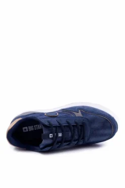 Outlet Sportowe Męskie Buty Big Star Granatowe DD174312 Męskie Trampki Męskie Big Star|Obuwie Sportowe Męskie