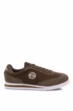 Big Star Shoes Sportowe Męskie Buty Big Star Khaki DD174088