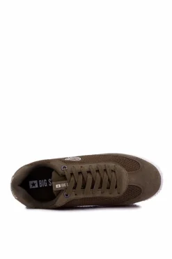 Big Star Shoes Sportowe Męskie Buty Big Star Khaki DD174088
