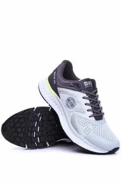 Best Sportowe Męskie Buty Big Star Szare FF174227 Męskie Obuwie Sportowe Męskie