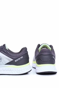 Best Sportowe Męskie Buty Big Star Szare FF174227 Męskie Obuwie Sportowe Męskie
