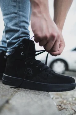 Trampki Męskie Big Star|Obuwie Sportowe Męskie>Big Star Shoes Sportowe Męskie Buty Big Star Wysokie Czarne EE174433