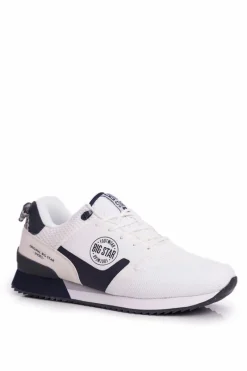 Hot Big Star Shoes Sportowe Męskie Buty Big Star Białe FF174204