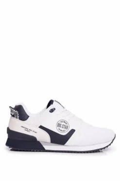 Hot Big Star Shoes Sportowe Męskie Buty Big Star Białe FF174204