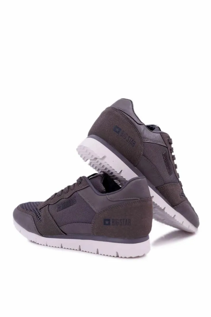 Online Sportowe Męskie Buty Big Star Szare DD174109 Męskie Trampki Męskie Big Star|Obuwie Sportowe Męskie